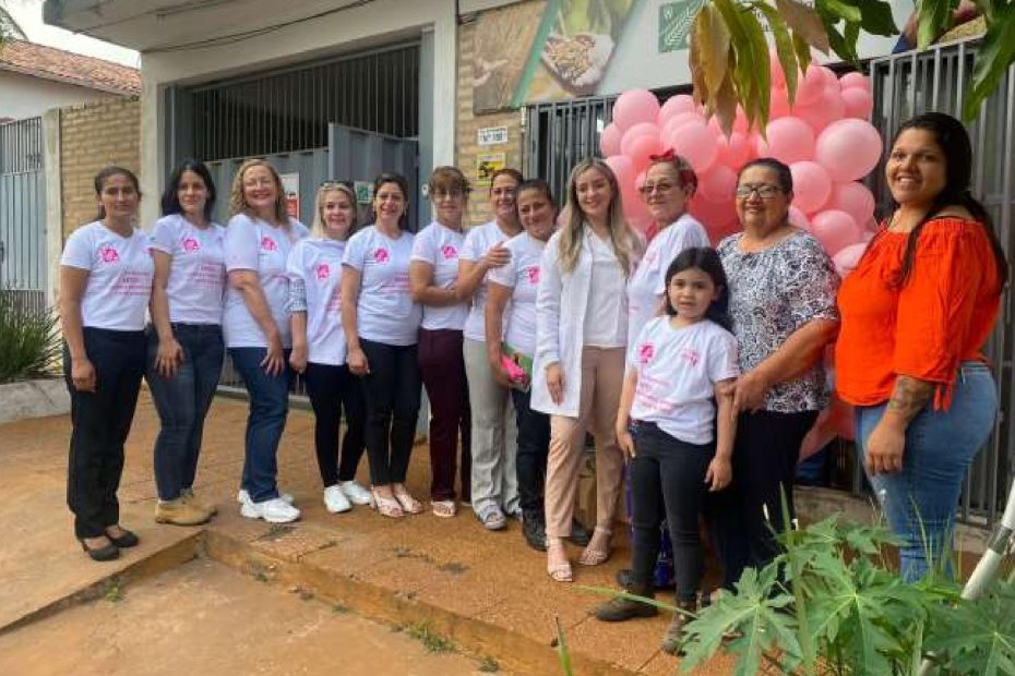 Mujeres que participaron de la Charla sobre “Prevención del Cáncer de mama” Aprosemp, octubre, 2023.